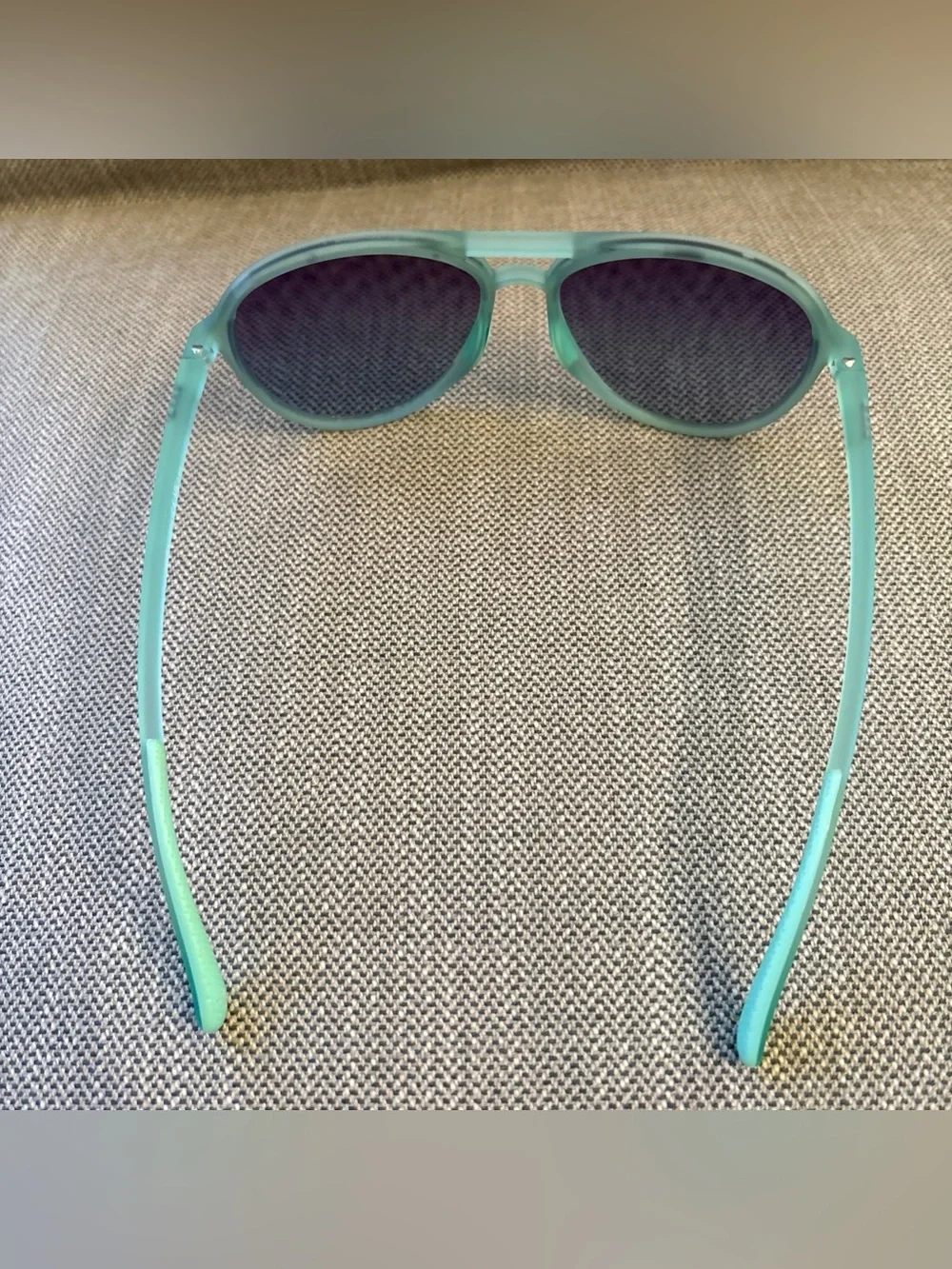 Goodr Mach G Aviator Sunglasses in Timeshare on Neptune Color a polarized lenses